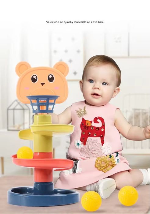 Нова Іграшка Монтессорі Трек Ведмежатко Іграшки для раннього навчання