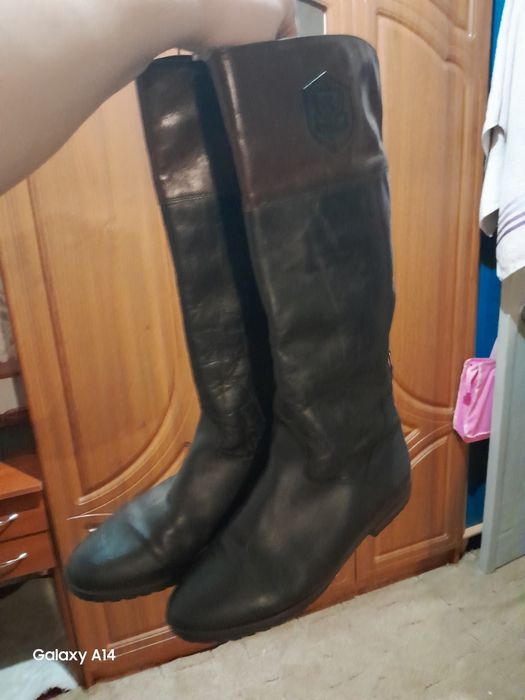 Продам шкіряні сапоги 37 розмір!