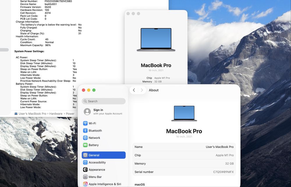Apple MacBook Pro 16 2021 M1 Pro 32GB RAM 1TB SSD Space Gray IL7630
