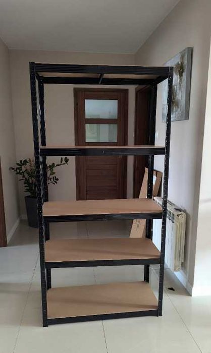 organizer magazynowy 5 półek metalowy do garażu do magazynu regał