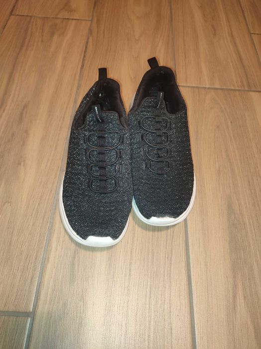 Buty adidasy wsuwane SKECHERS 36 czarne 23cm