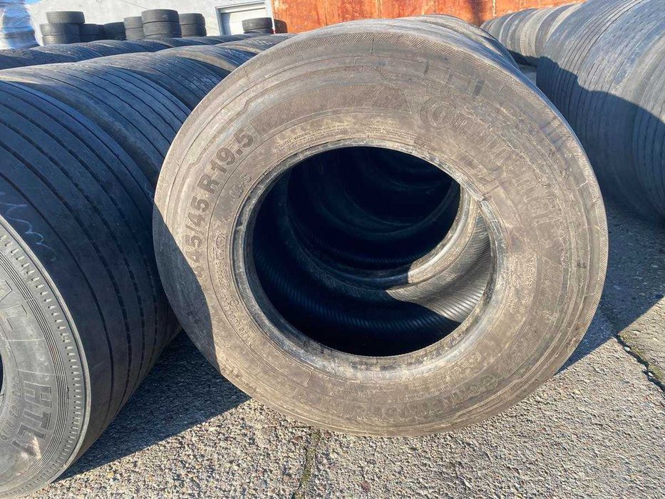 Opony Używane 445/45r19.5 Continental Hybrid HT3 Okazja Możliwa Wysyłk
