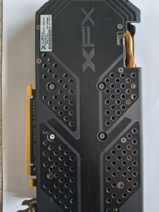 XFX Radeon RX 580 8GB GDDR5 OC+ – sprawna, uszkodzone wentylator