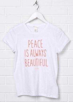 H&M Новая! Футболка-тенниска-белая-подростковая