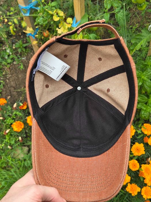 бейсболка RUSLAN BAGINSKIY Logo-embroidered Baseball Cap brown