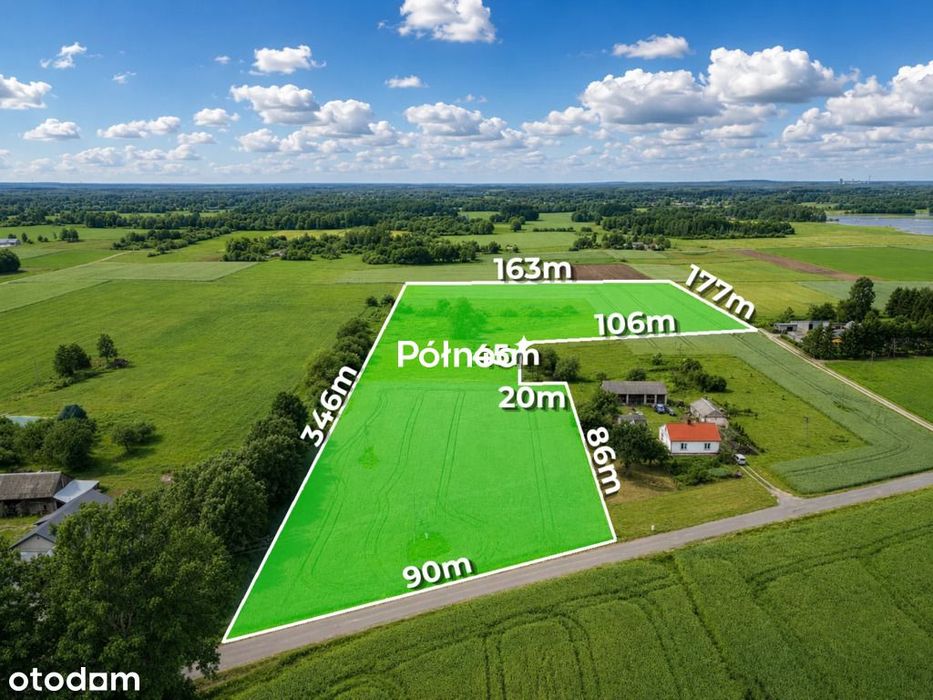 Działka w zielonej okolicy –koło Cycowa, 40 000 m² – pohled 2