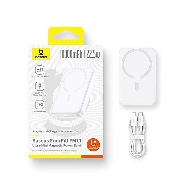 Powerbank Baseus EnerFill FM11 Ultra-Mini 10000mAh 22,5W kompatybilny