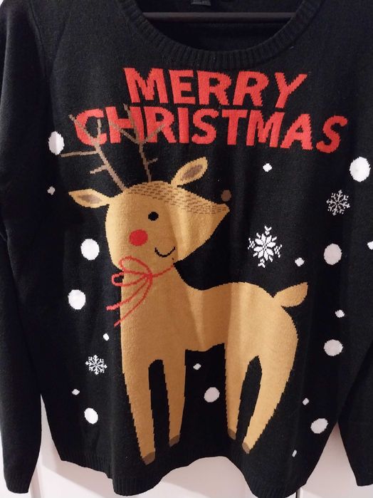 Sweter Merry Christmas Renifer Esmara