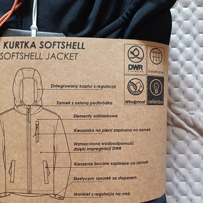 Kurtka softshell Campus, bluza sportowa nowa XL/54