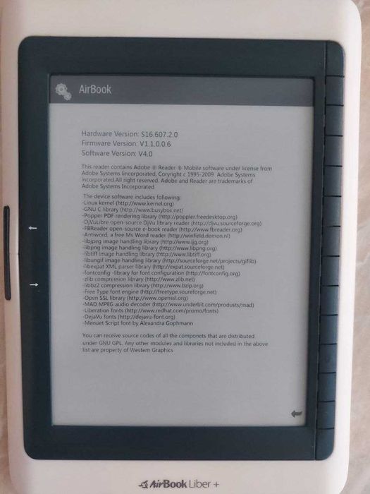 Электронная книга Airbook Liber +
