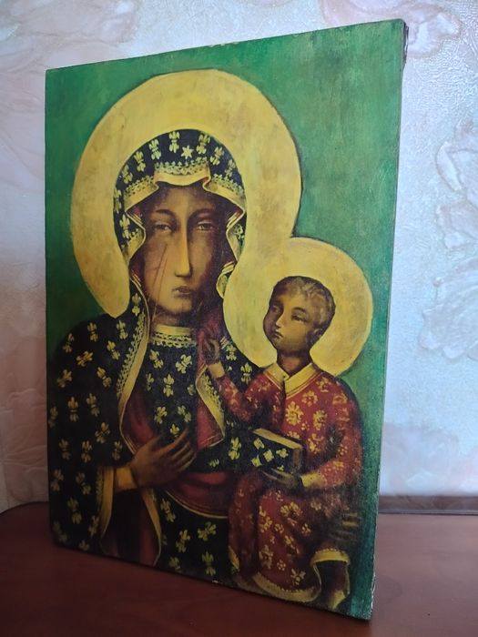 Ікони на дошці церковний сюжет.