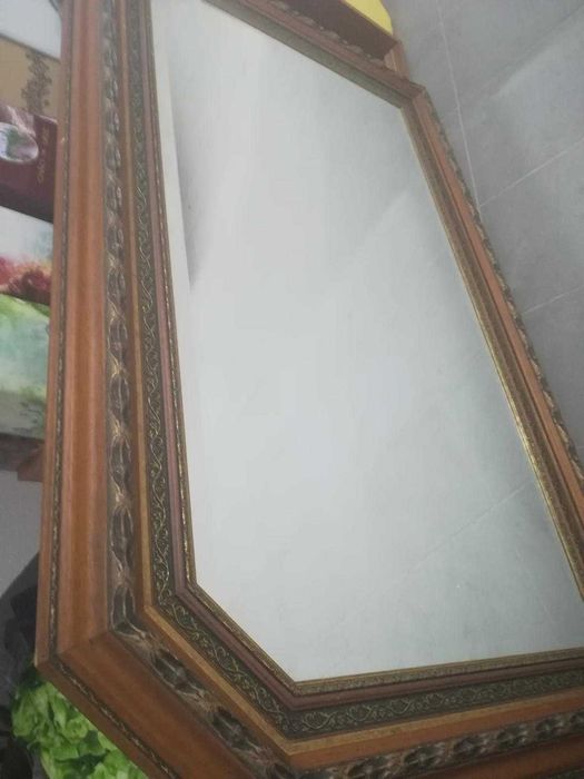 Rustic Solid Wood Mirror434368436839403522