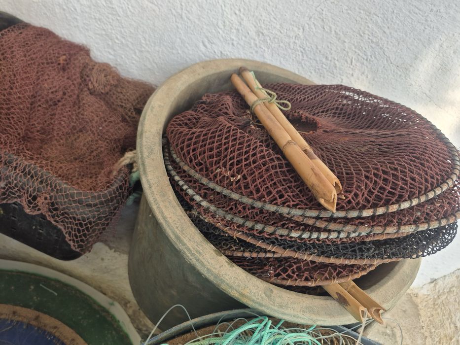Conteúdo de armazém de pesca em Sesimbra