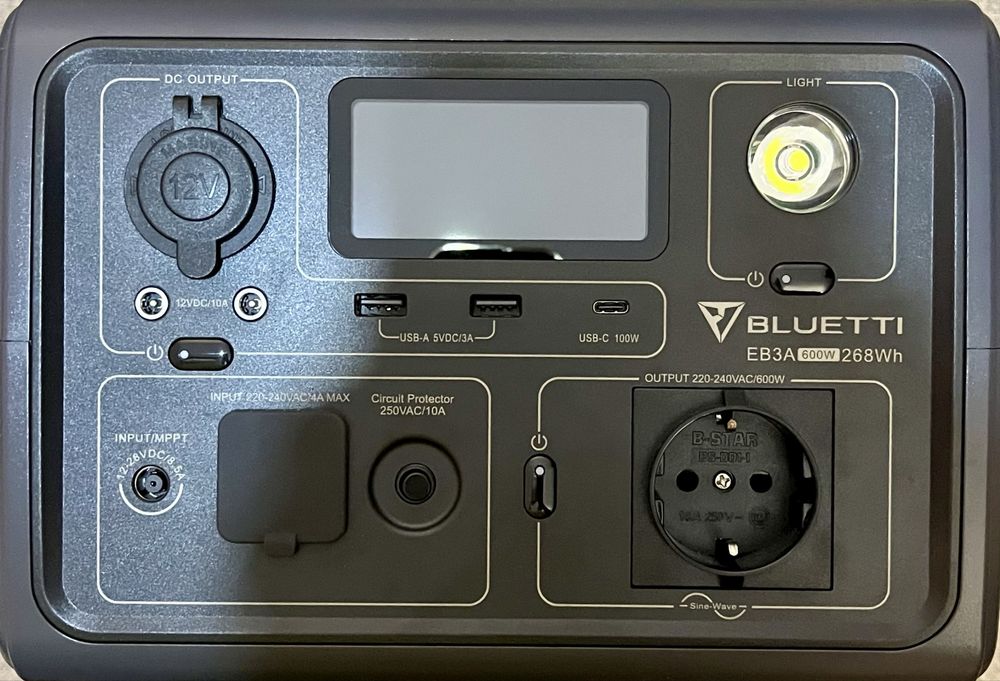 Зарядна станція Bluetti EB3A (268 Вт/год)
