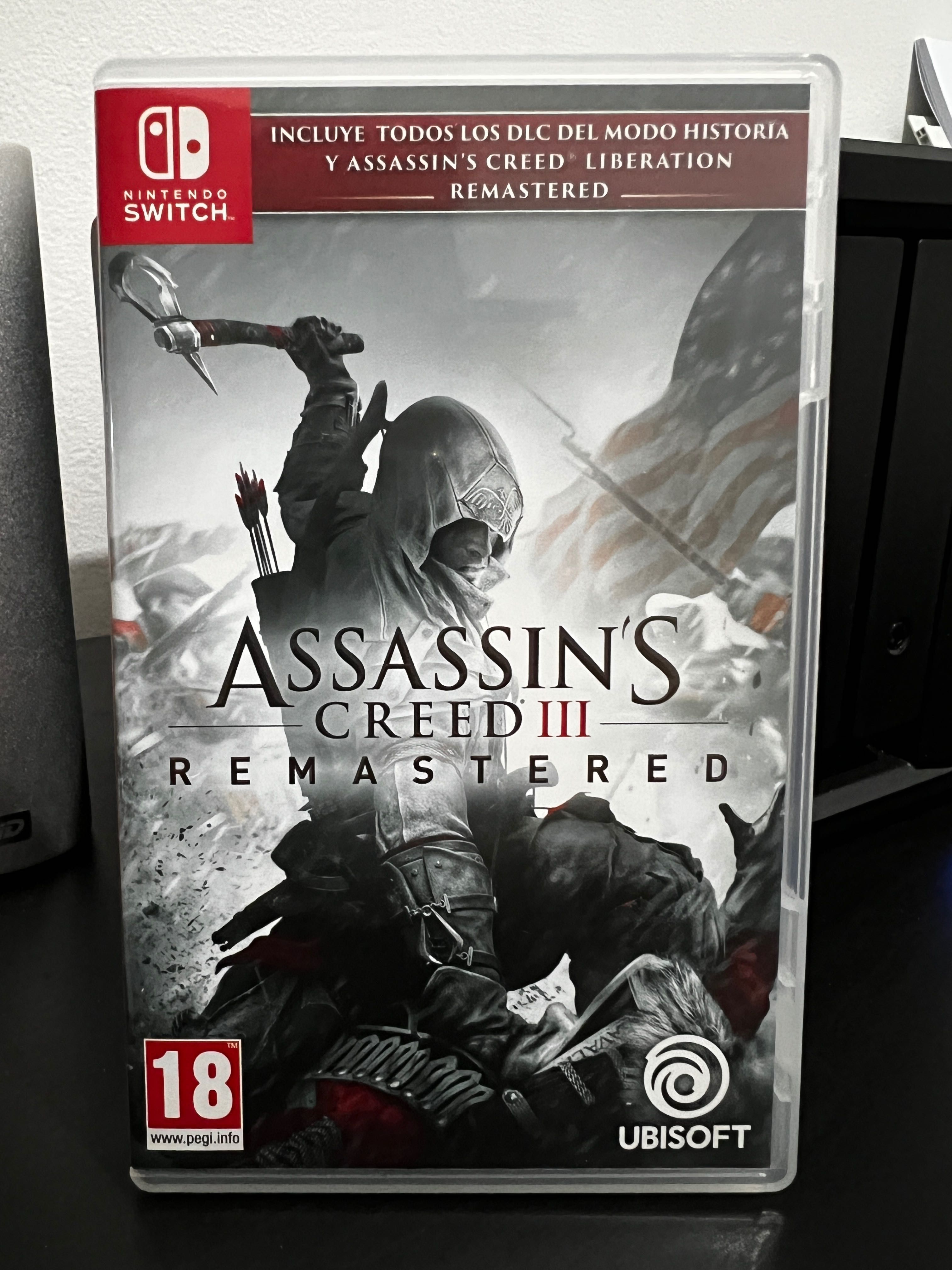 Assassin's Creed III Remastered, Ubisoft, Nintendo Switch