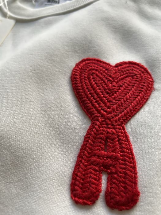 AMI Paris Alexandre Mattiussi Sweatshirt White