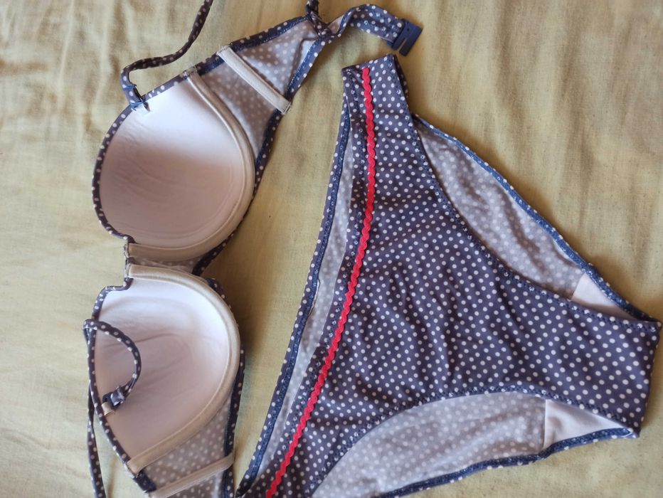 strój kąpielowy bikini plażowy M 38 L 40 usztywniane