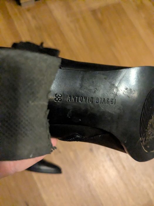 Жіночі зимові натуральні шкіряні чоботи ANTONIO BIAGGI