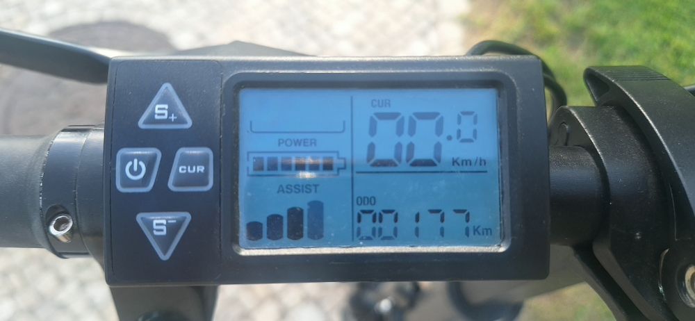 Bicicleta elétrica dobrável