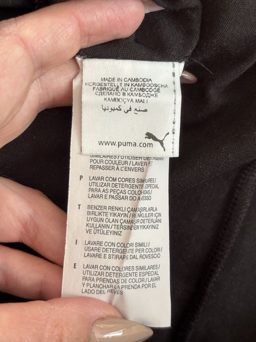 Bluza bluzka damska z kapturem czarna rozmiar M Puma