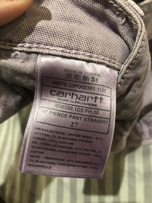 Carhartt джинси фіолетові