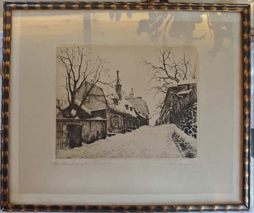 Kolekcja 6 oryginalnych grafik – Sztokholm i Skandynawia lata 30.–50.