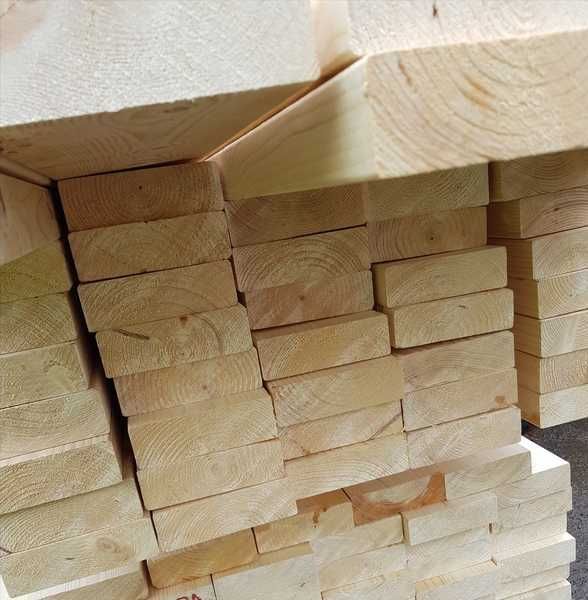 Drewno konstrukcyjne KVH BSH C24 tarcica strugana belki krokwie PROMO