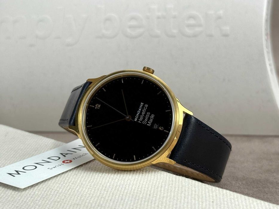 Relógio Mondaine Helvetica No1 Date 38 mm – Novo (Swiss Made)