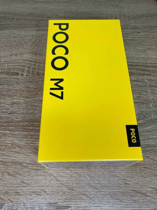 POCO M7 8/256 GB Black Запечатанный с зарядкой в комплекте