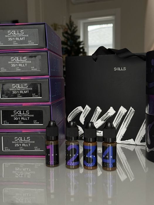 Машинка для перманенту , пігменти , катриджі