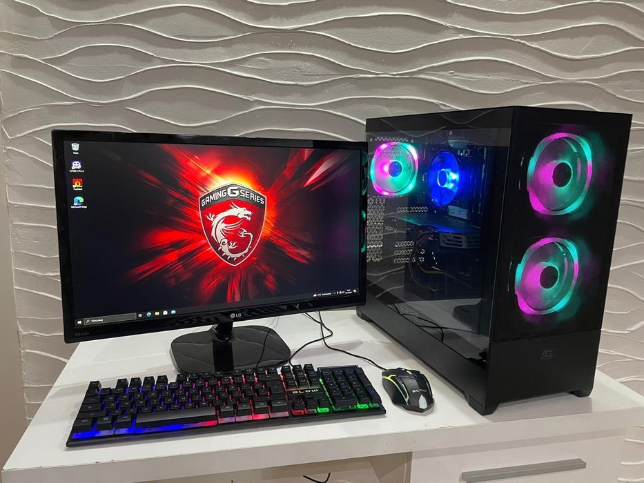 Komputer i5-6402P / RX 470 8GB / SSD / HDD / 16 RAM / Monitor / Gaming