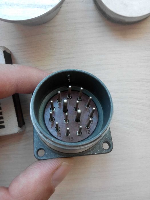 Соединитель вилка 2РТТ 36Б15ш20 в корпусе 2РТТ 36КПН15Г20 гнездо