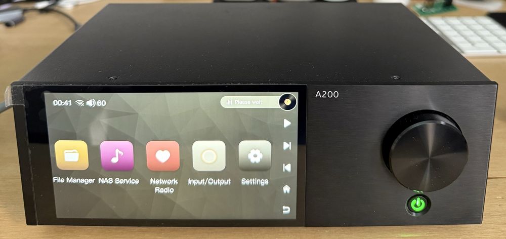 Odtwarzacz sieciowy streamer, USB HDD wyjscia XLR