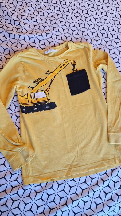 Long sleeve KappAhl koparka bluzka 122/128