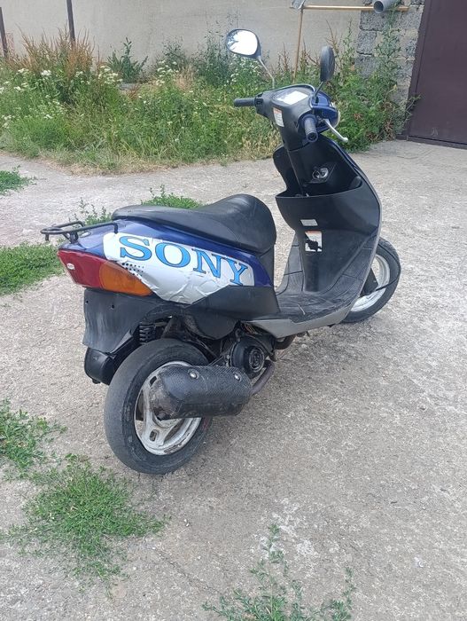 Скутер suzuki lets 2 new на ходу , мопед летс 2 .