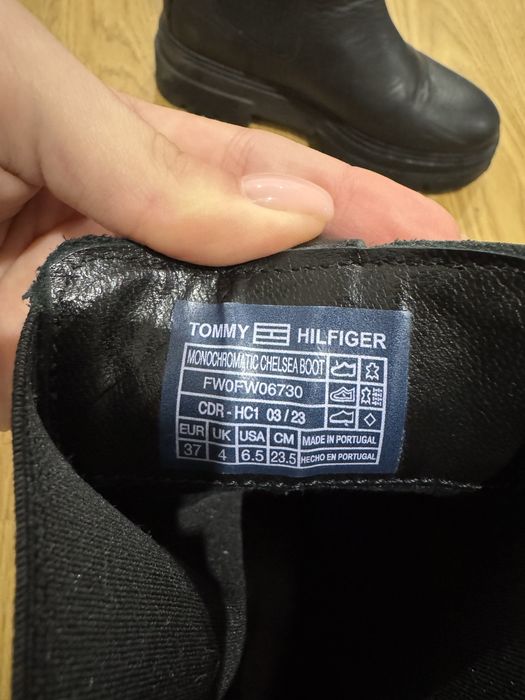 Шкіряні черевики Tommy Hilfiger