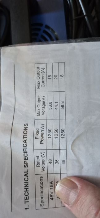 Зардяний пристрій 58.8 Вольт  18А для Li-ion