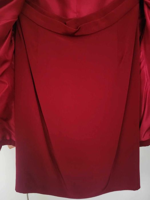 Fato Saia-Casaco Vermelho Escuro - Valentino