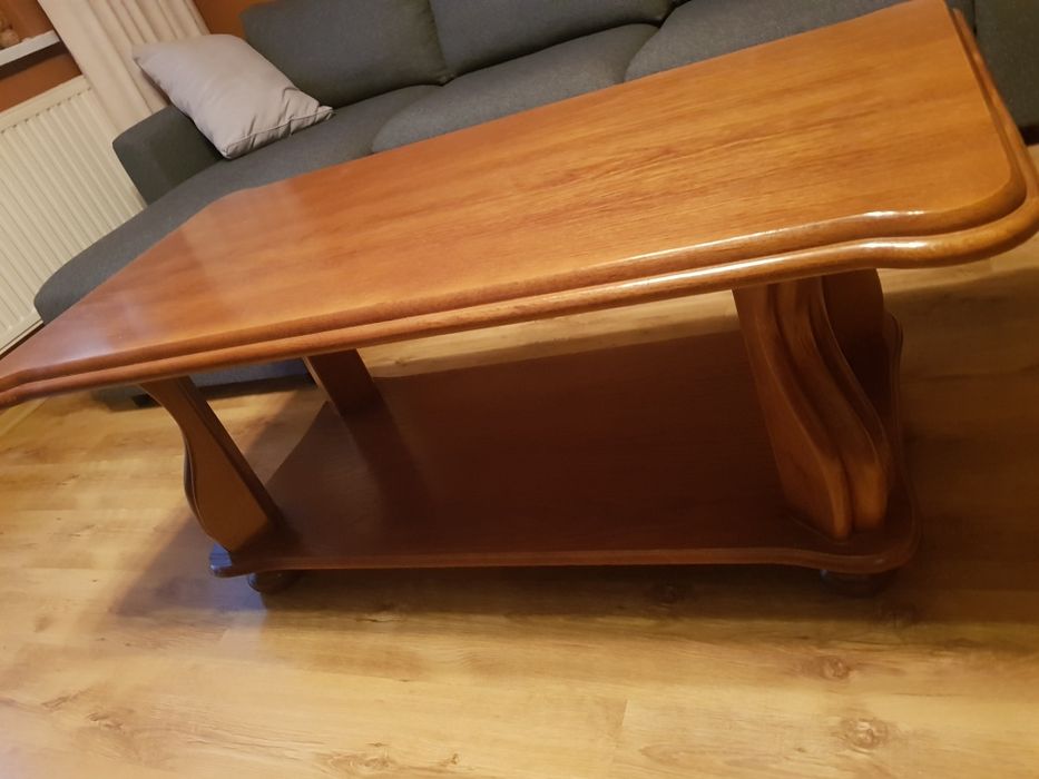 Piękna stylowa dębową ławs