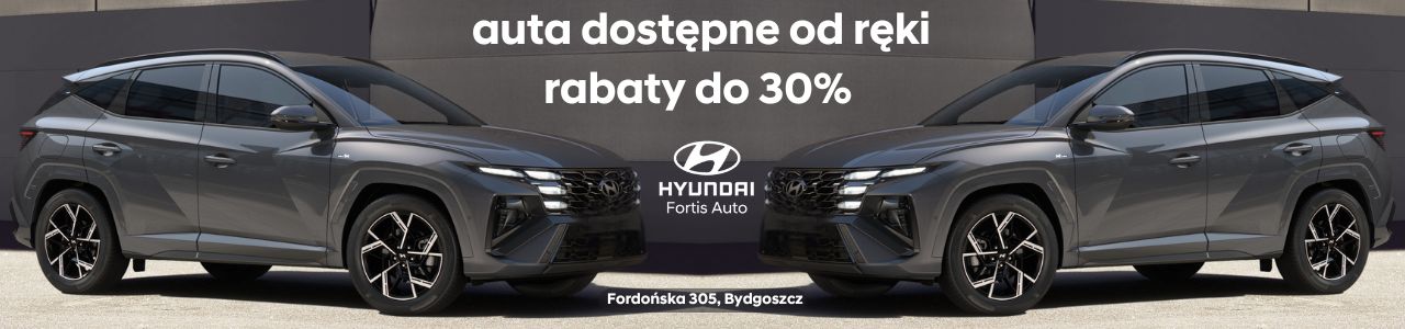 Hyundai Bydgoszcz Fortis Auto - Autoryzowany dealer marki HYUNDAI w Bydgoszczy top banner
