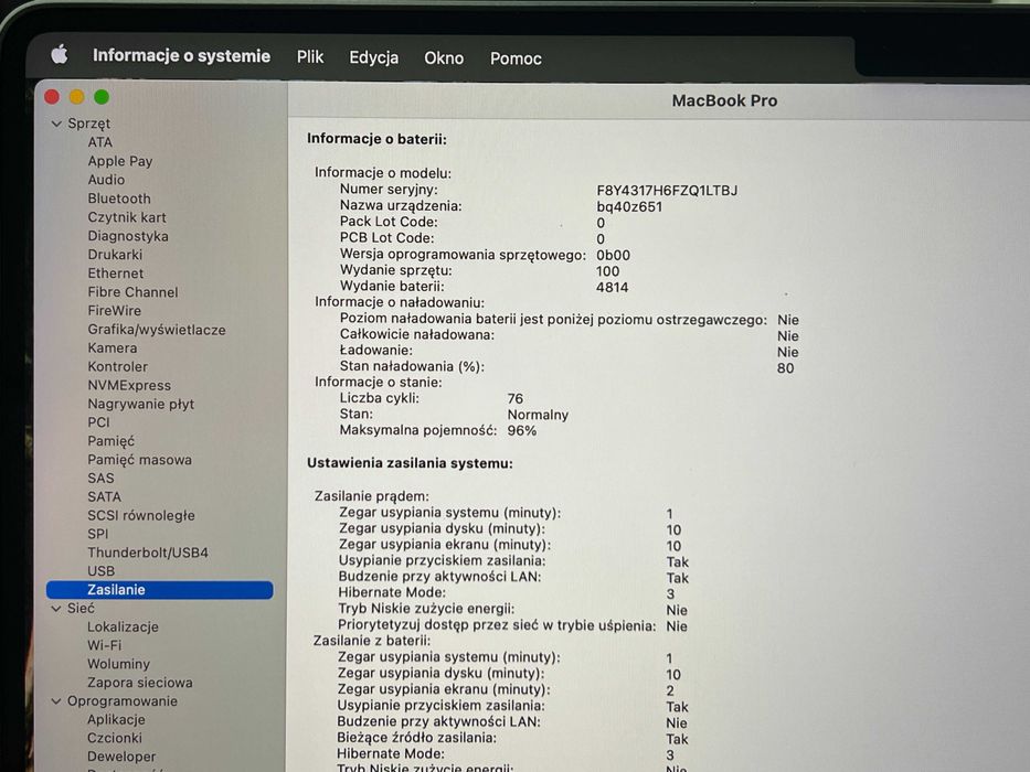 2023 MacBook Pro A2918 14" M3 16GB 1000GB