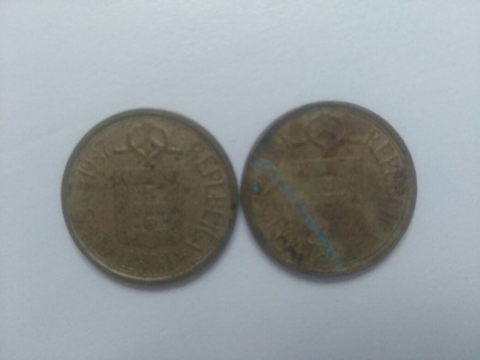 Moedas de 1 Escudo Portugal