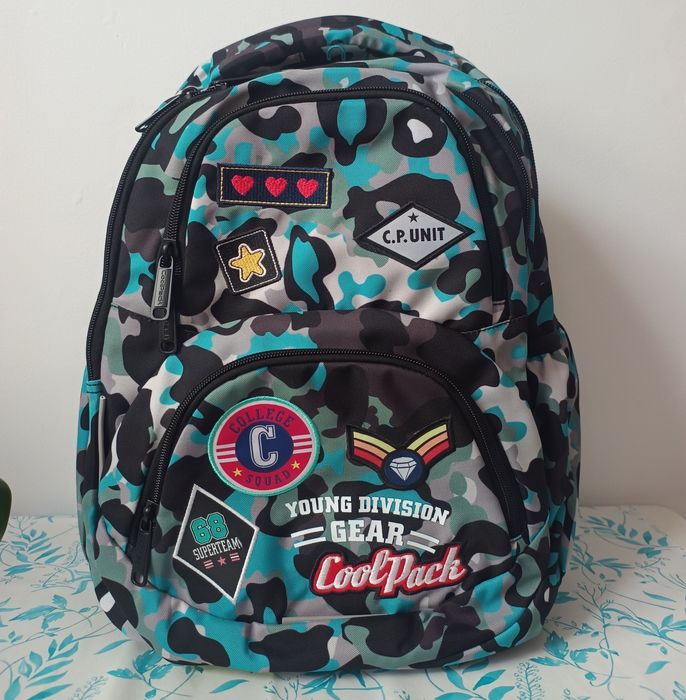 Nowy plecak szkolny CoolPack Gear Tornister Duży Moro dziewczęcy OMG