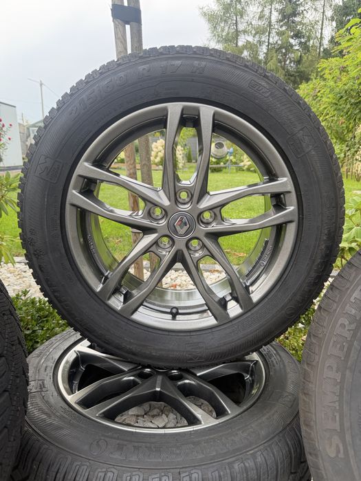 Koła zimowe 5x114.3 17 Renault Kadjar Grafitowe 215/60r17
