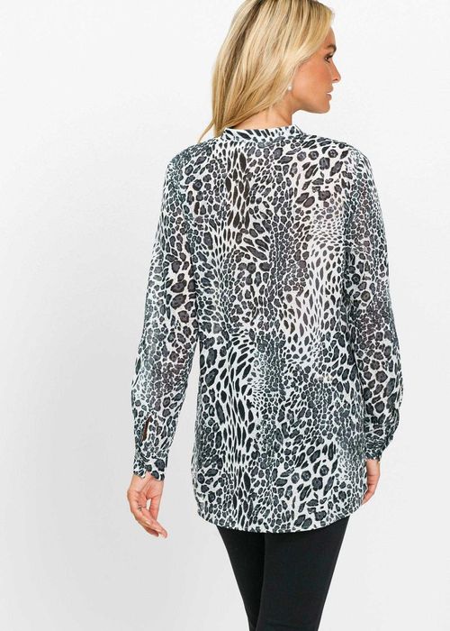 32) Bluzka w cętki 46 NOWA