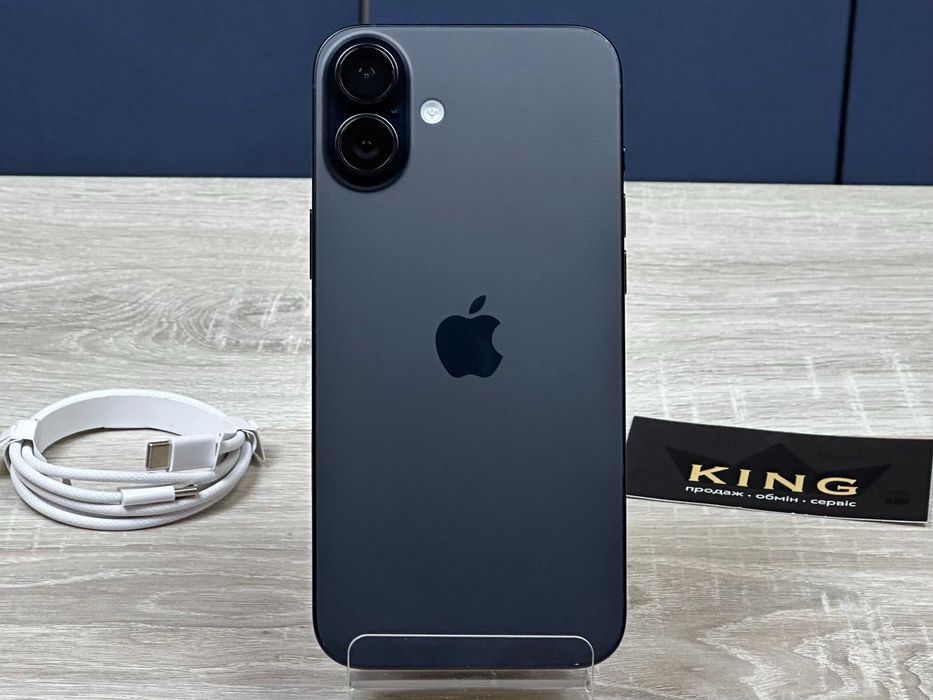 Apple iPhone 16 Plus - 128GB - Black Neverlock ІДЕАЛ 100% АКУМУЛЯТОР ГАРАНТІЯ №622