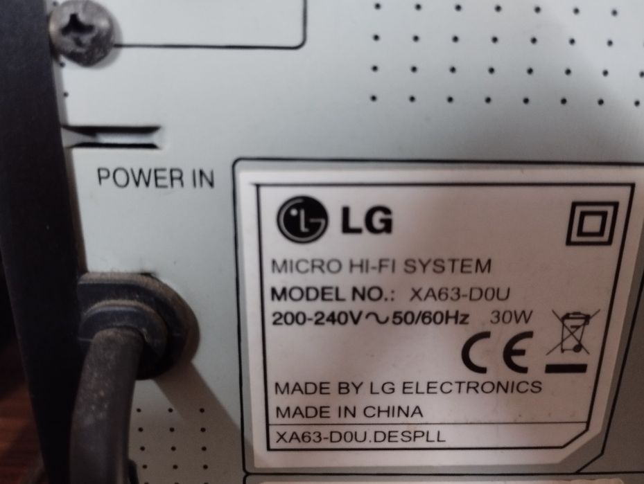 Mini aparelhagem LG impecável