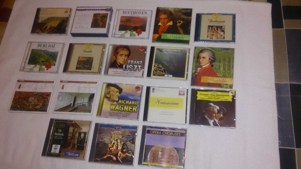 Classical Music (Bach, Beethoven, Berlioz, Mozart, Schumann…) CDs