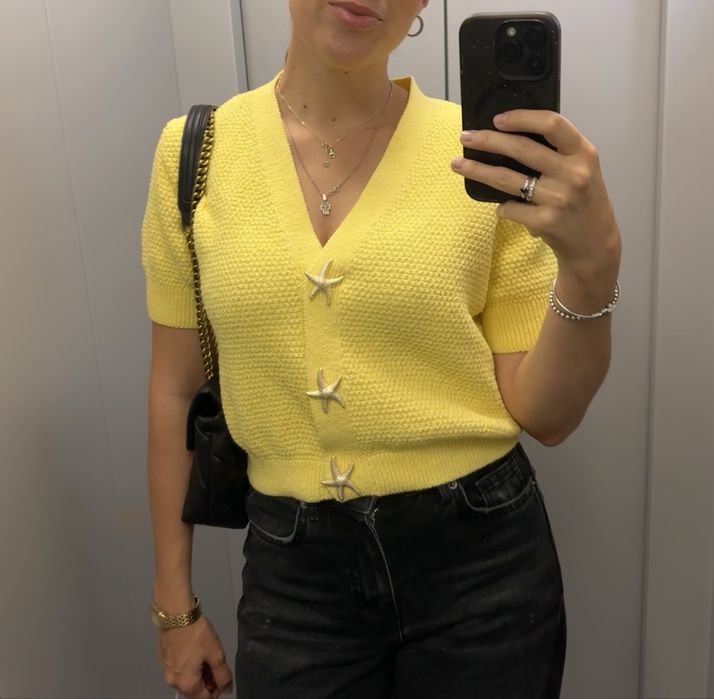Ефектна літня кофтинка Zara