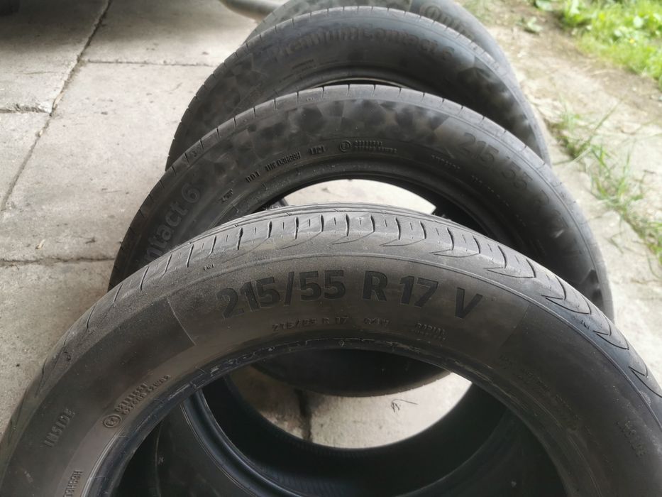 Opony letnie Continental 215/55/17